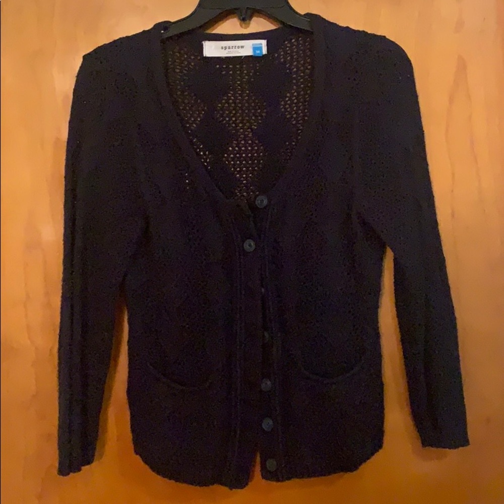 Sparrow knit, button down cardigan